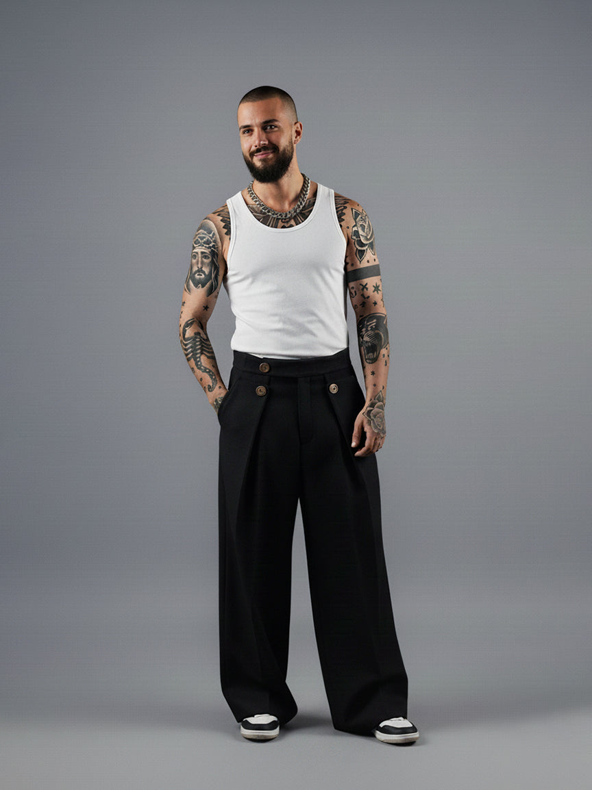 FER - Pantalones casuales para hombre