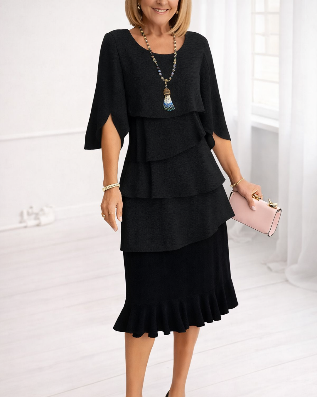Patricia | Vestido de Volantes Elegante y Cómodo