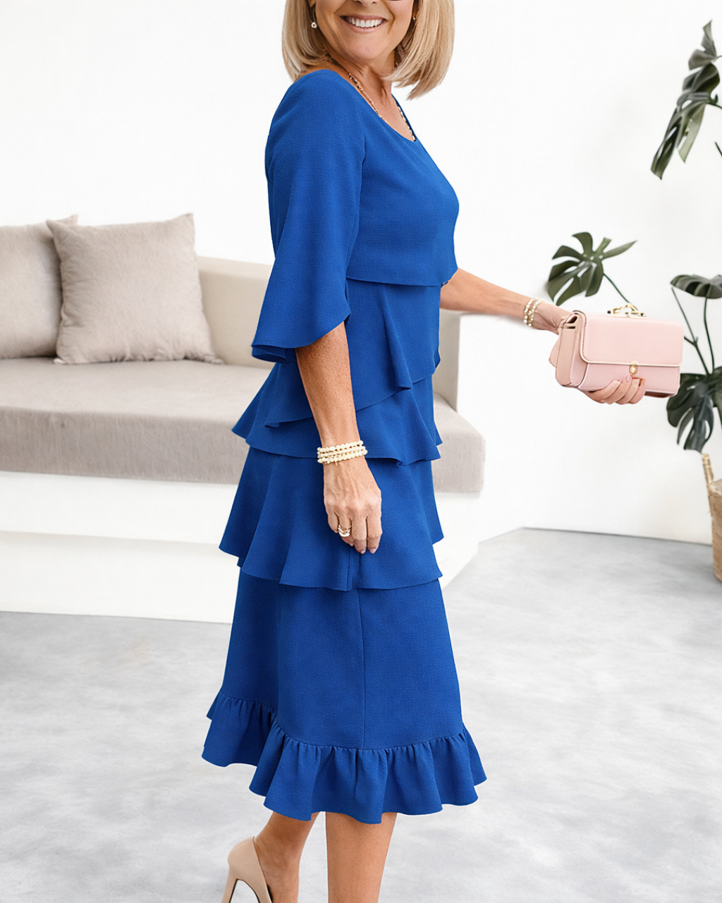 Patricia | Vestido de Volantes Elegante y Cómodo