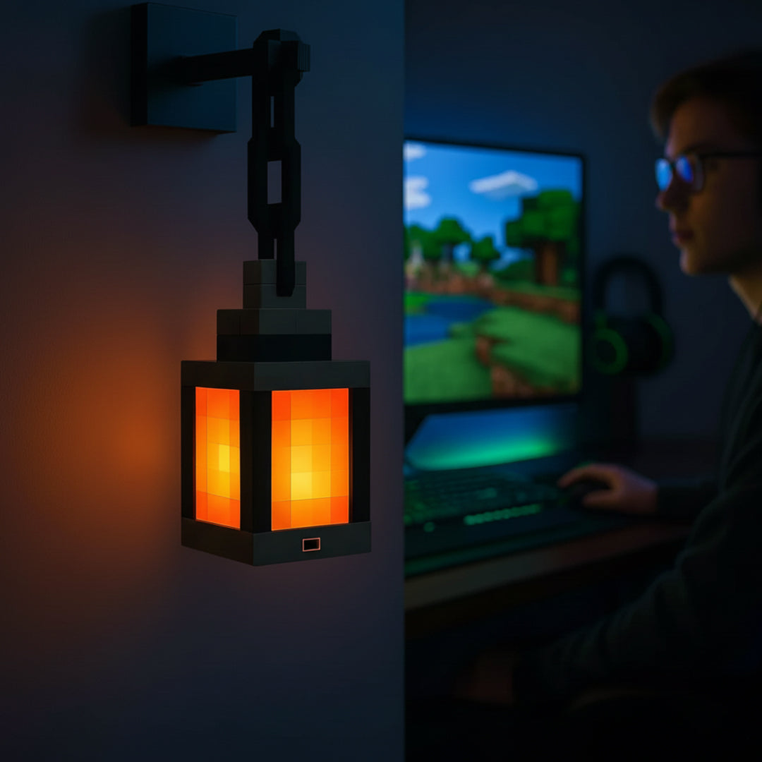 Lámpara LED estilo PIXEL 16 COLORES + Soporte GRATIS🎁