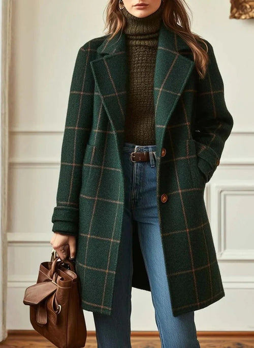 AMELIA - Abrigo estampado de temporada