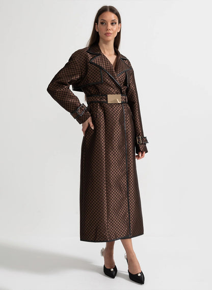 AMOR - Gabardina de lujo con cinturón