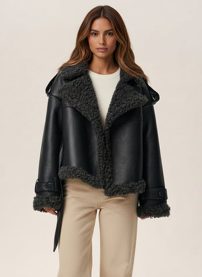 ARI - Abrigo elegante con cinturón