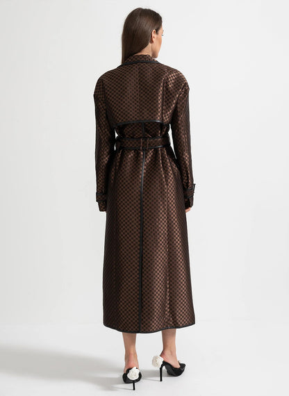 AMOR - Gabardina de lujo con cinturón