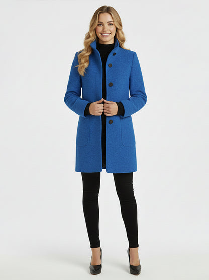 AMANDA - Abrigo de cuello alto