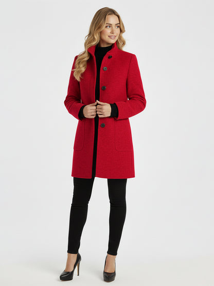 AMANDA - Abrigo de cuello alto