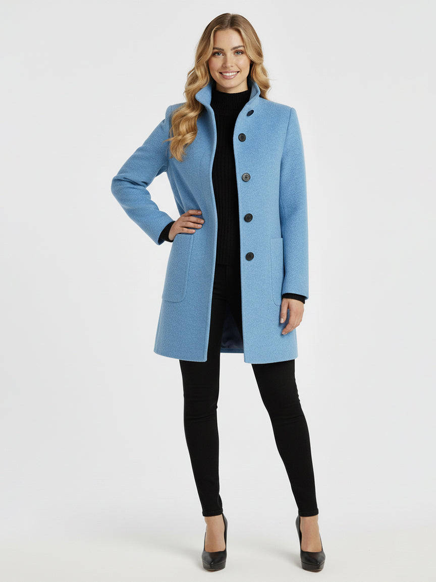 AMANDA - Abrigo de cuello alto