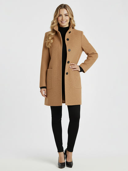 AMANDA - Abrigo de cuello alto