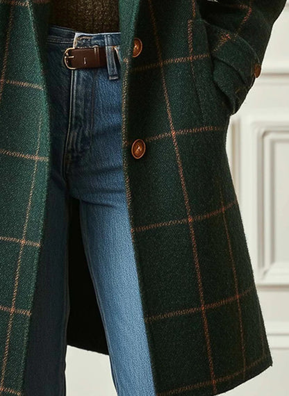 AMELIA - Abrigo estampado de temporada