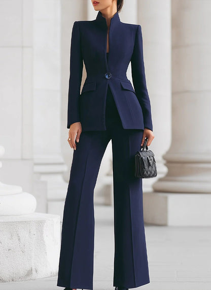 ESMERALDA - Conjunto elegante de traje de blazer y pantalón