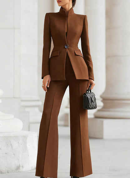 ESMERALDA - Conjunto elegante de traje de blazer y pantalón