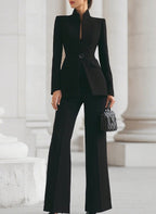 ESMERALDA - Conjunto elegante de traje de blazer y pantalón