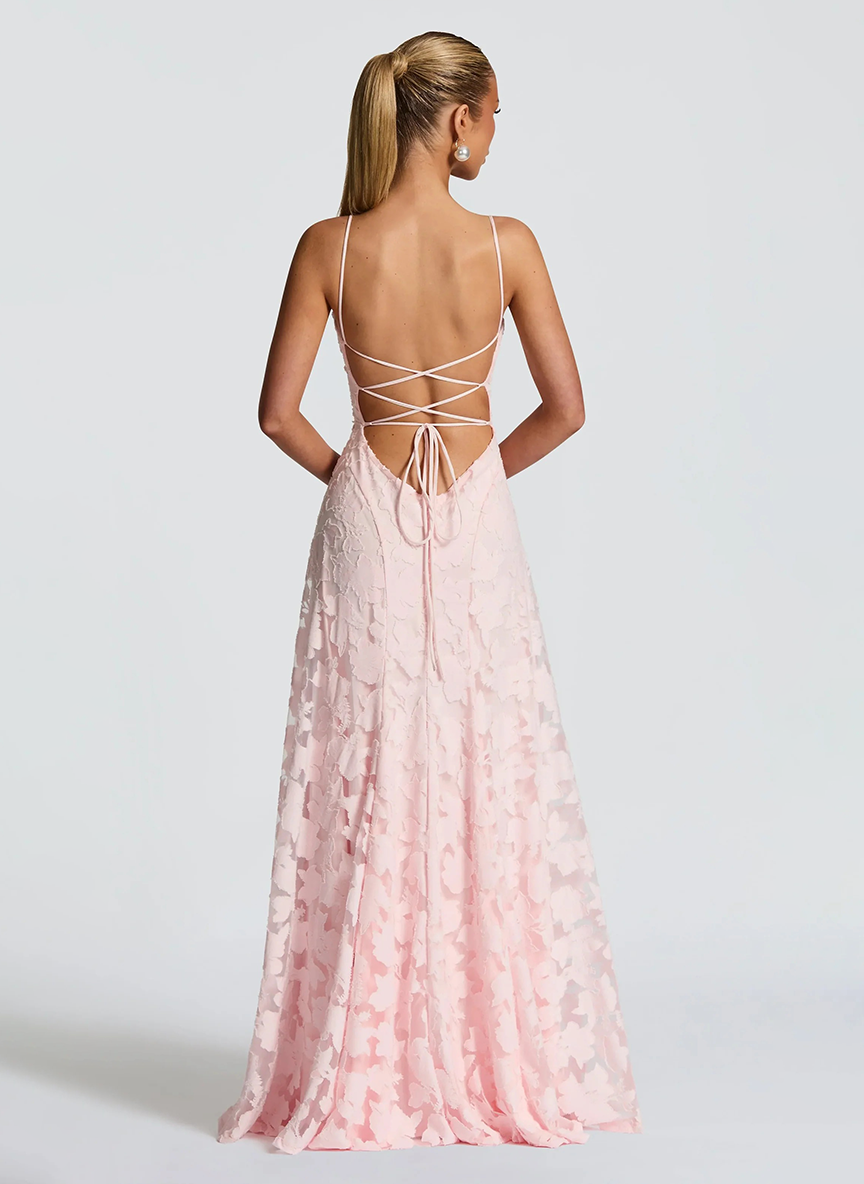 FLORA - Vestido largo elegante