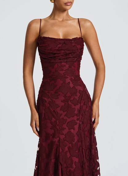 FLORA - Vestido largo elegante