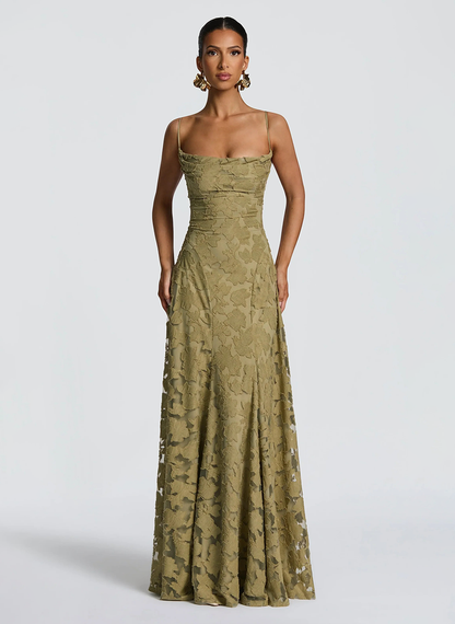 FLORA - Vestido largo elegante