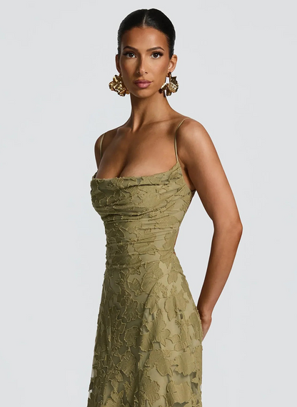 FLORA - Vestido largo elegante