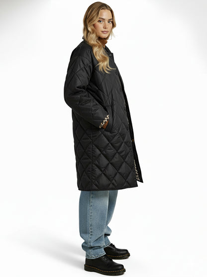 LIDIA - Abrigo acolchado reversible