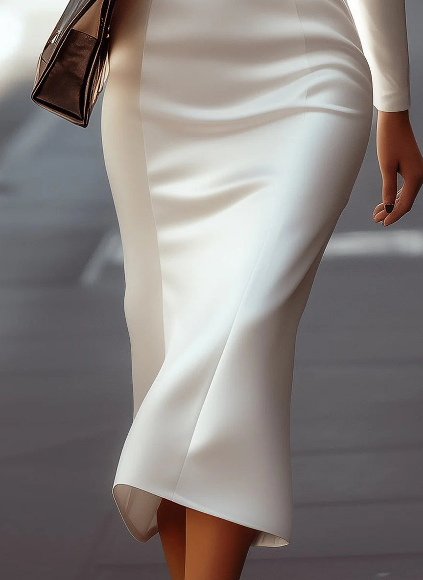 LUNA - Vestido de corte entallado