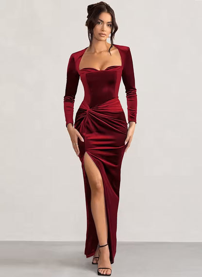 MONTSERRAT - Vestido elegante de manga larga