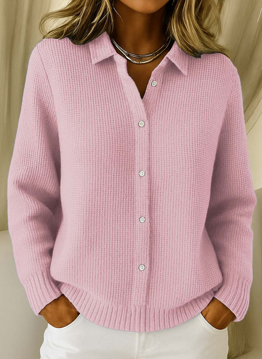 MARTINA -  Cárdigan clásico de punto con botones