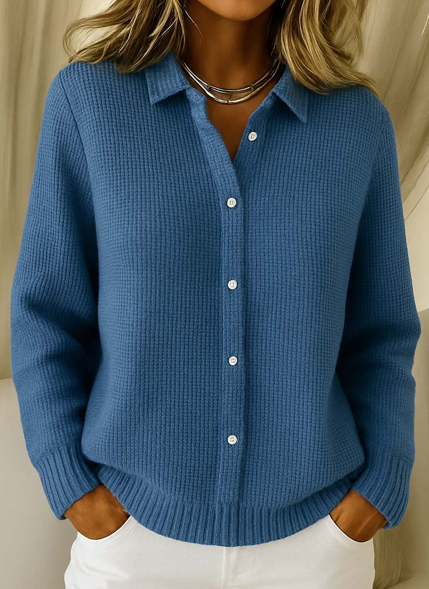 MARTINA -  Cárdigan clásico de punto con botones