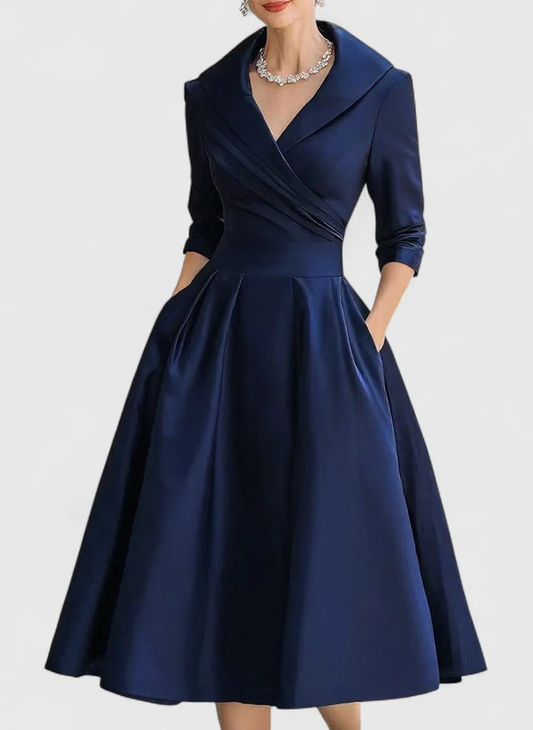 PAULA - Vestido midi elegante