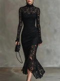 PALOMA - Vestido de encaje premium