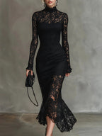 PALOMA - Vestido de encaje premium