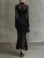 PALOMA - Vestido de encaje premium