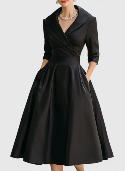 PAULA - Vestido midi elegante