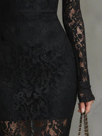 PALOMA - Vestido de encaje premium