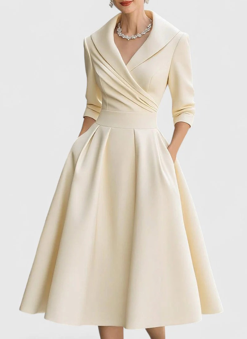 PAULA - Vestido midi elegante