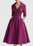 PAULA - Vestido midi elegante