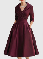 PAULA - Vestido midi elegante
