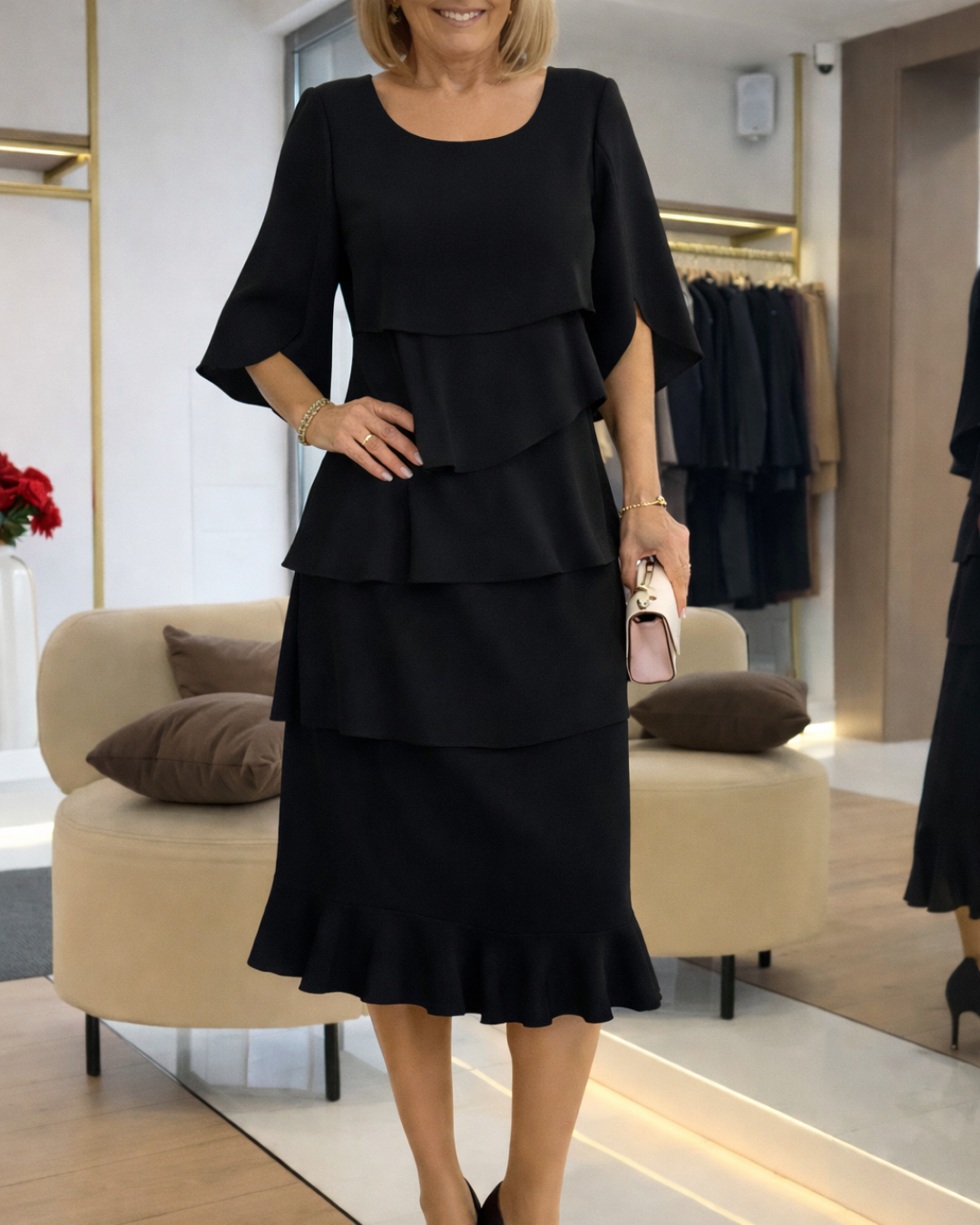 Patricia | Vestido de Volantes Elegante y Cómodo