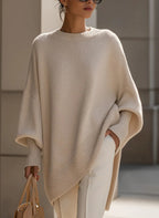ROSSA - Poncho de punto oversize