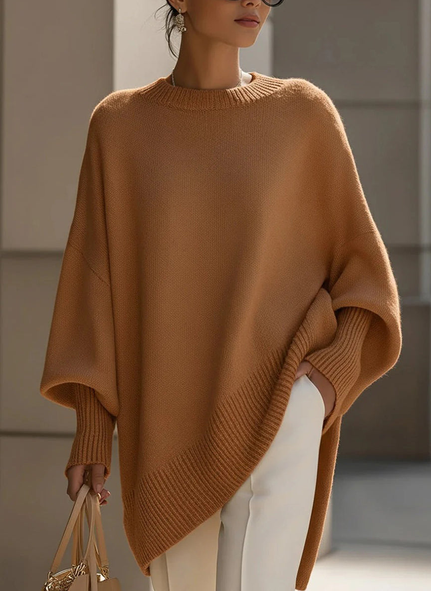 ROSSA - Poncho de punto oversize