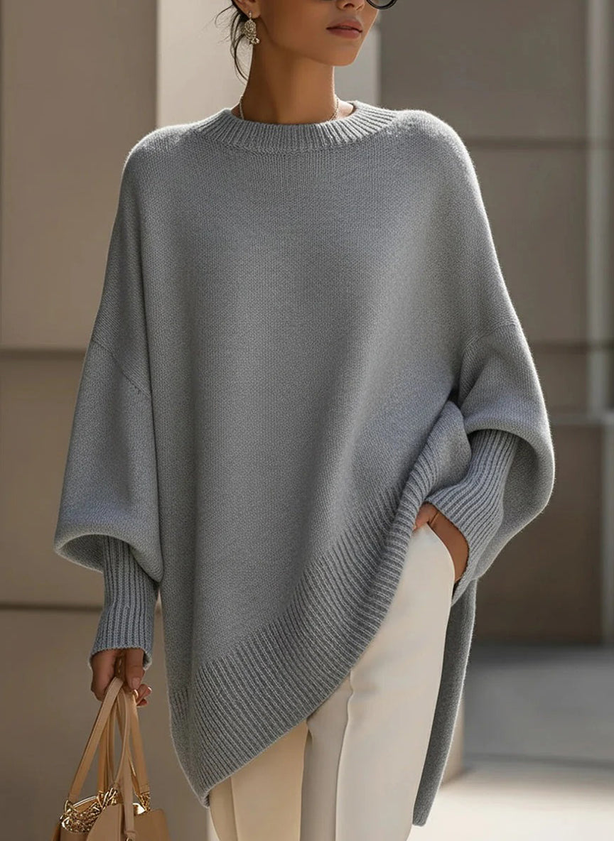 ROSSA - Poncho de punto oversize