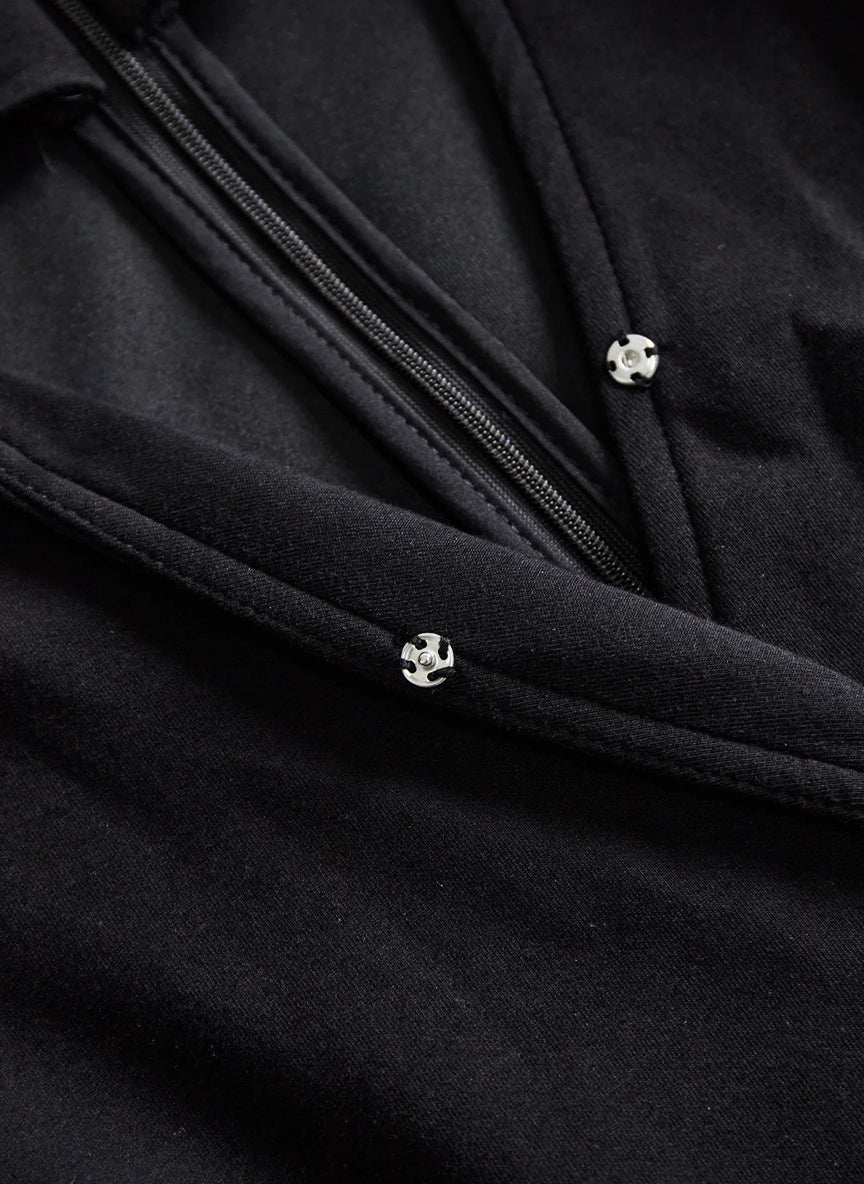 VEGA - Vestido cruzado con botones