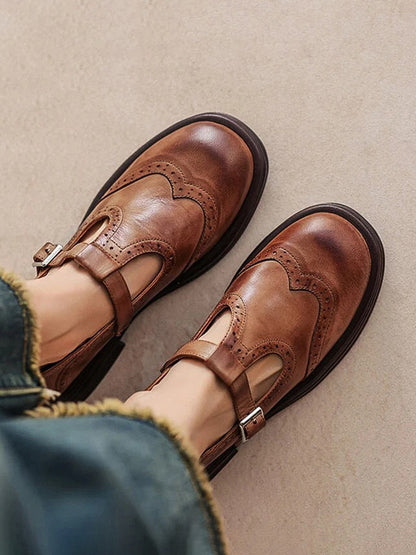VERA - Sandalias de cuero