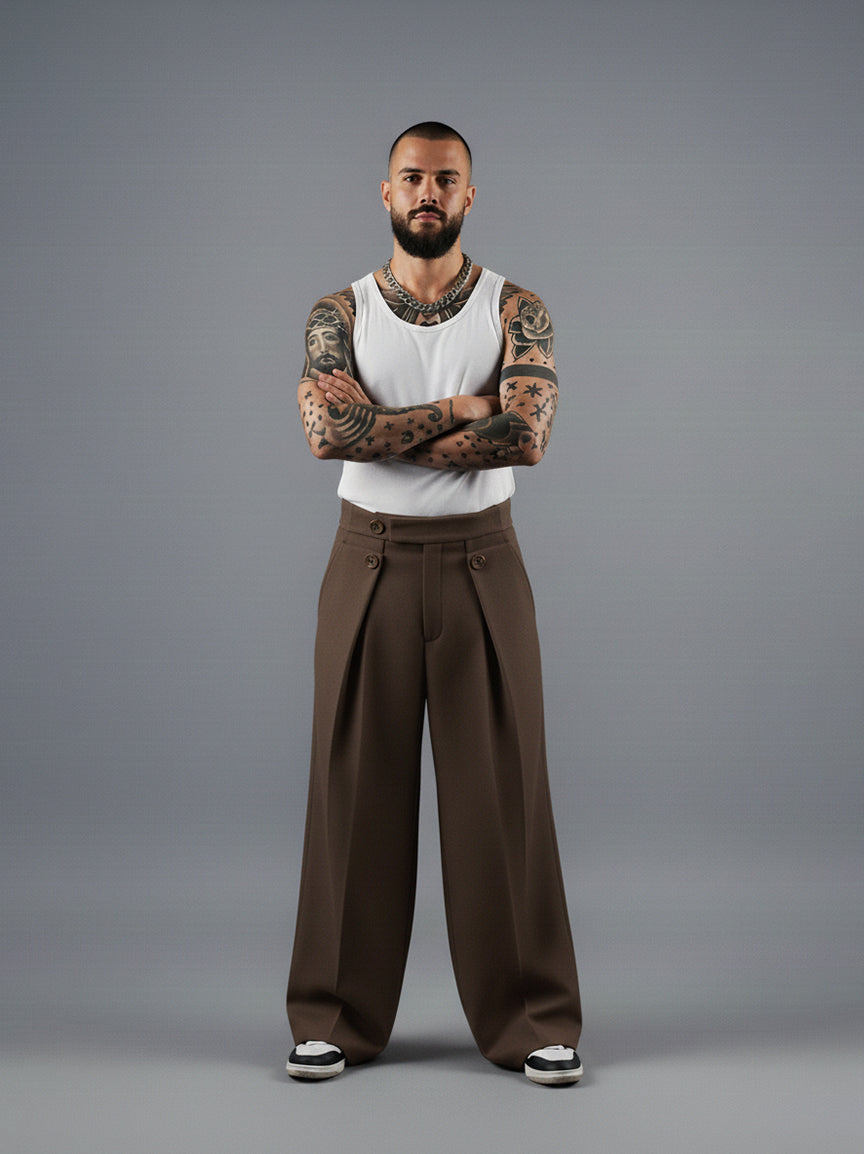 FER - Pantalones casuales para hombre