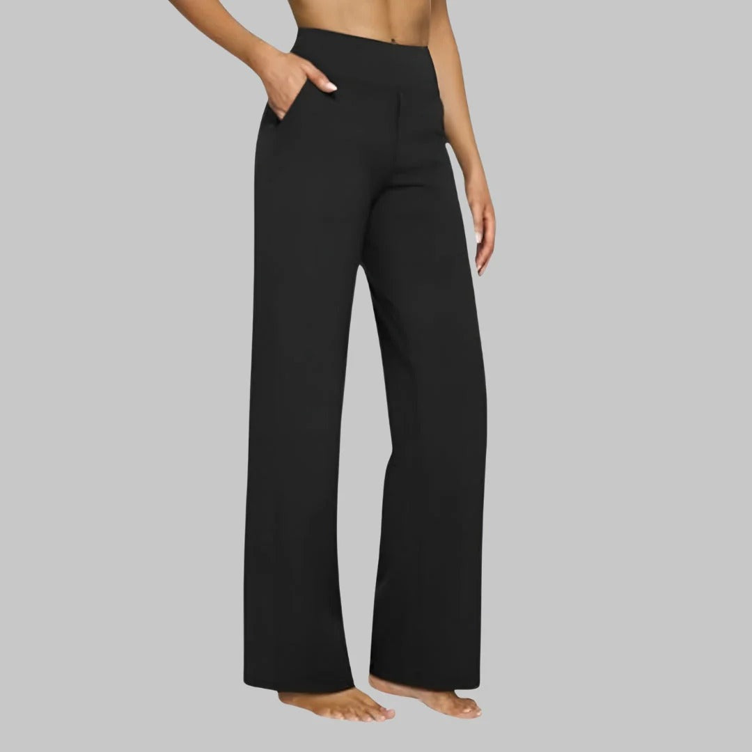 CLARA - Pantalón elegante de tejido suave