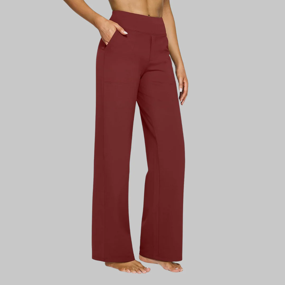 CLARA - Pantalón elegante de tejido suave