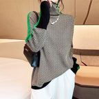 LUISA - Jersey de cuello alto con rayas