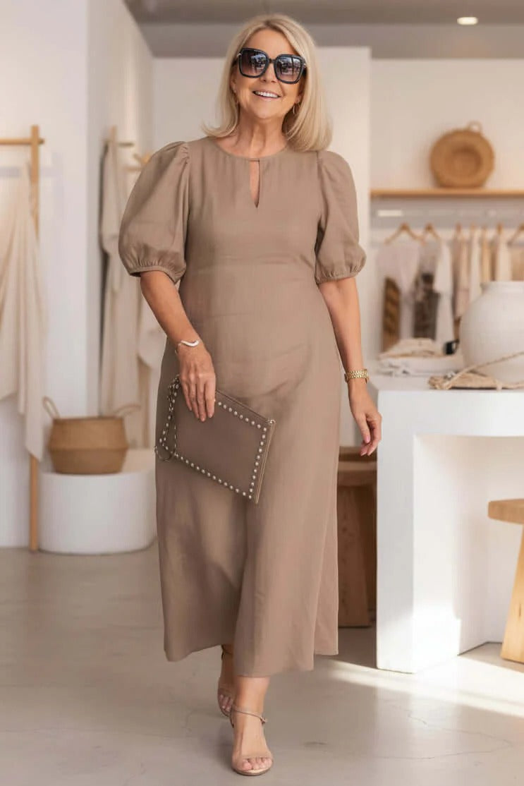 CATY - VESTIDO LARGO ELEGANTE