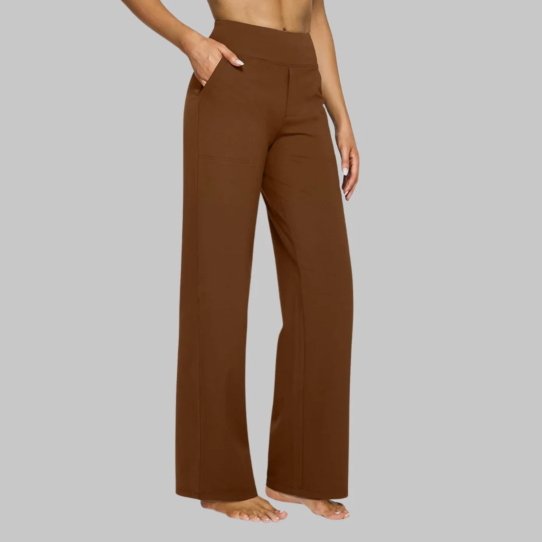 CLARA - Pantalón elegante de tejido suave