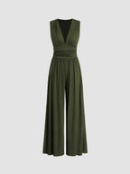 CHARITY – Mono elegante sin mangas de pierna ancha