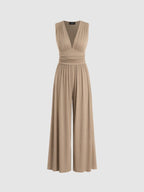 CHARITY – Mono elegante sin mangas de pierna ancha