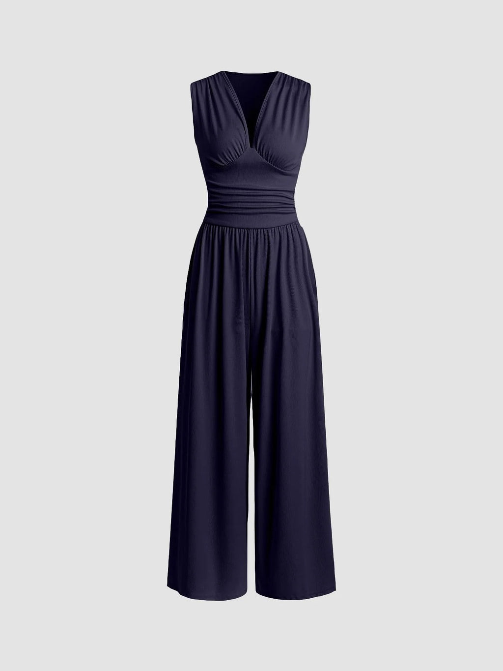 CHARITY – Mono elegante sin mangas de pierna ancha