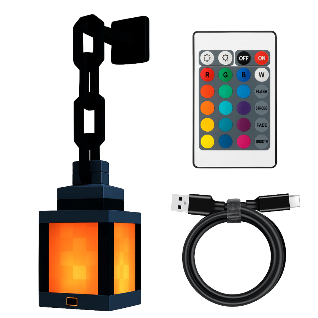 Lámpara LED estilo PIXEL 16 COLORES + Soporte GRATIS🎁